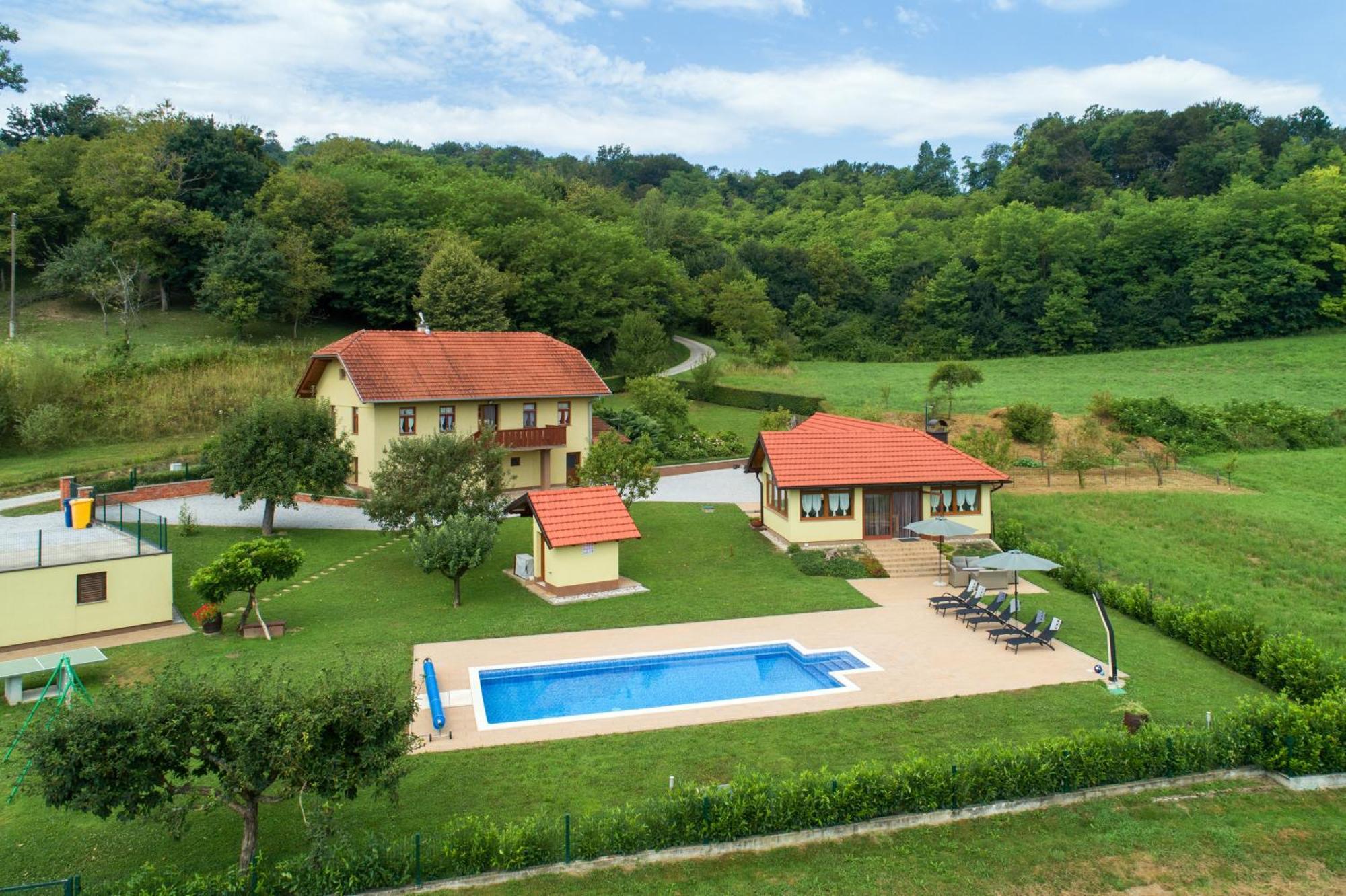 Ruralna Kuca 'Villa Zagorka' Za Odmor Sa Bazenom I Bocalistem Donja Pacetina Екстер'єр фото